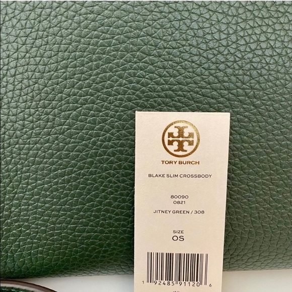 🍀🌼NEW🌼Tory Burch crossbody bag/shoulder bag/green/leather - Picture 6 of 6